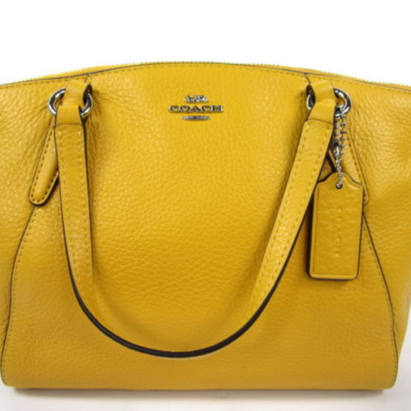 Coach Handbags - Coach Pebble Leather Mini Kelsey Satchel Crossbody